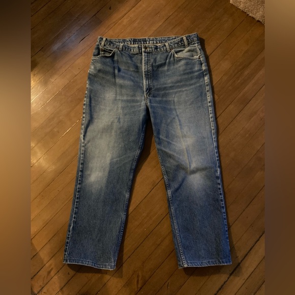 Vintage LEVIS 619 Orange Tab Blue Jeans - Picture 1 of 7